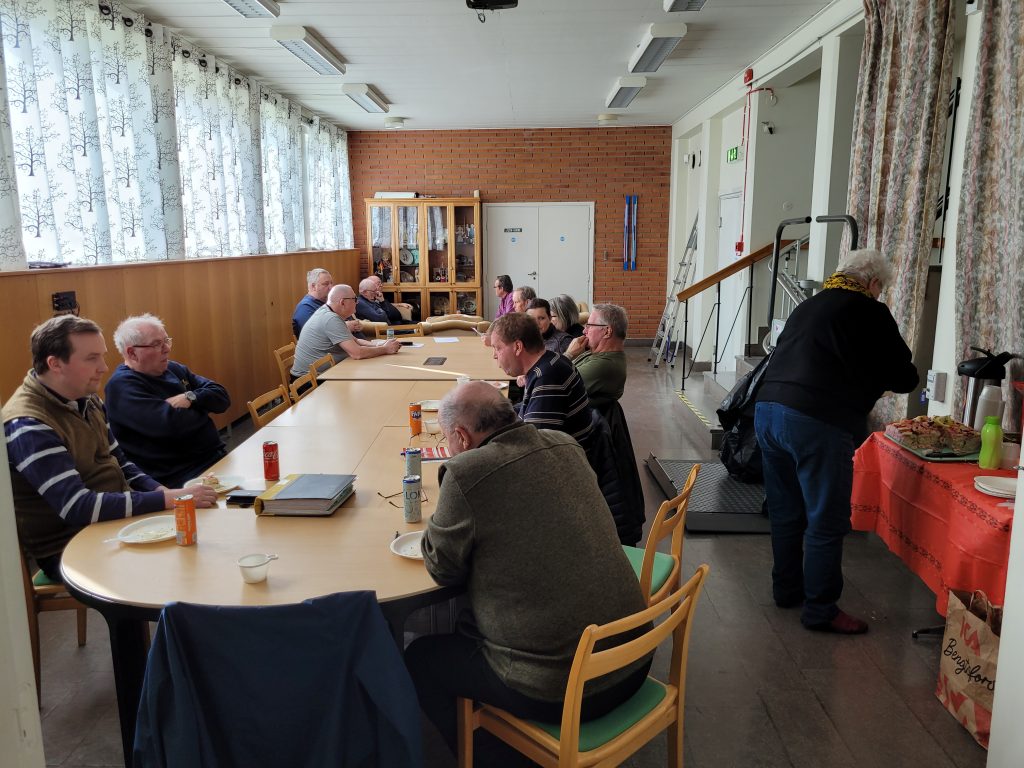 22 medlemmar deltog i årets årsmöte.